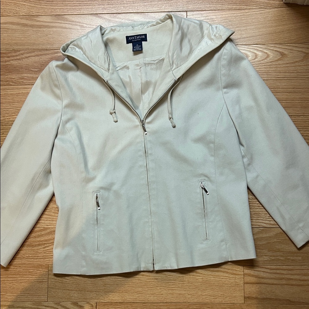Ann Taylor Women's Light Tan Utility Jacket